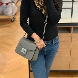 New Coach Leather Cassie Crossbody